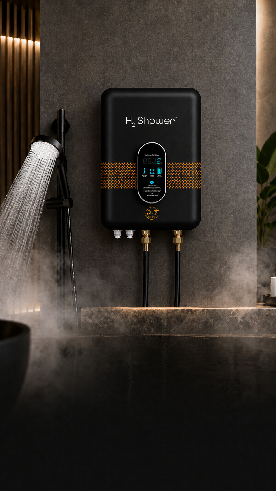 H2 Shower lifestyle